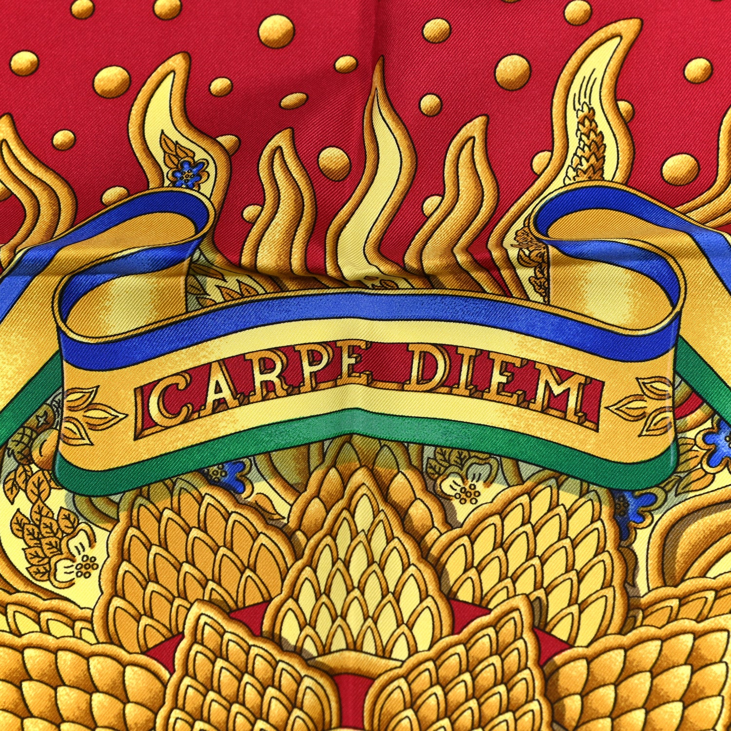 Hermes Silk Carpe Diem Scarf 90 5 of 6