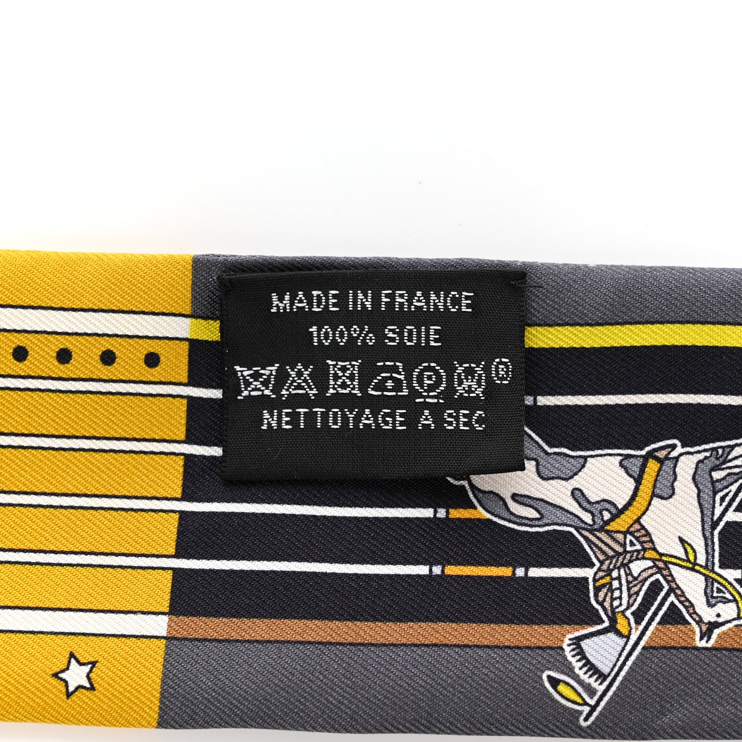 Hermes Silk Pani La Shar Pawnee Twilly Anthracite Gold Black 3 of 4