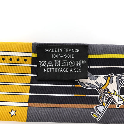 Hermes Silk Pani La Shar Pawnee Twilly Anthracite Gold Black 3 of 4