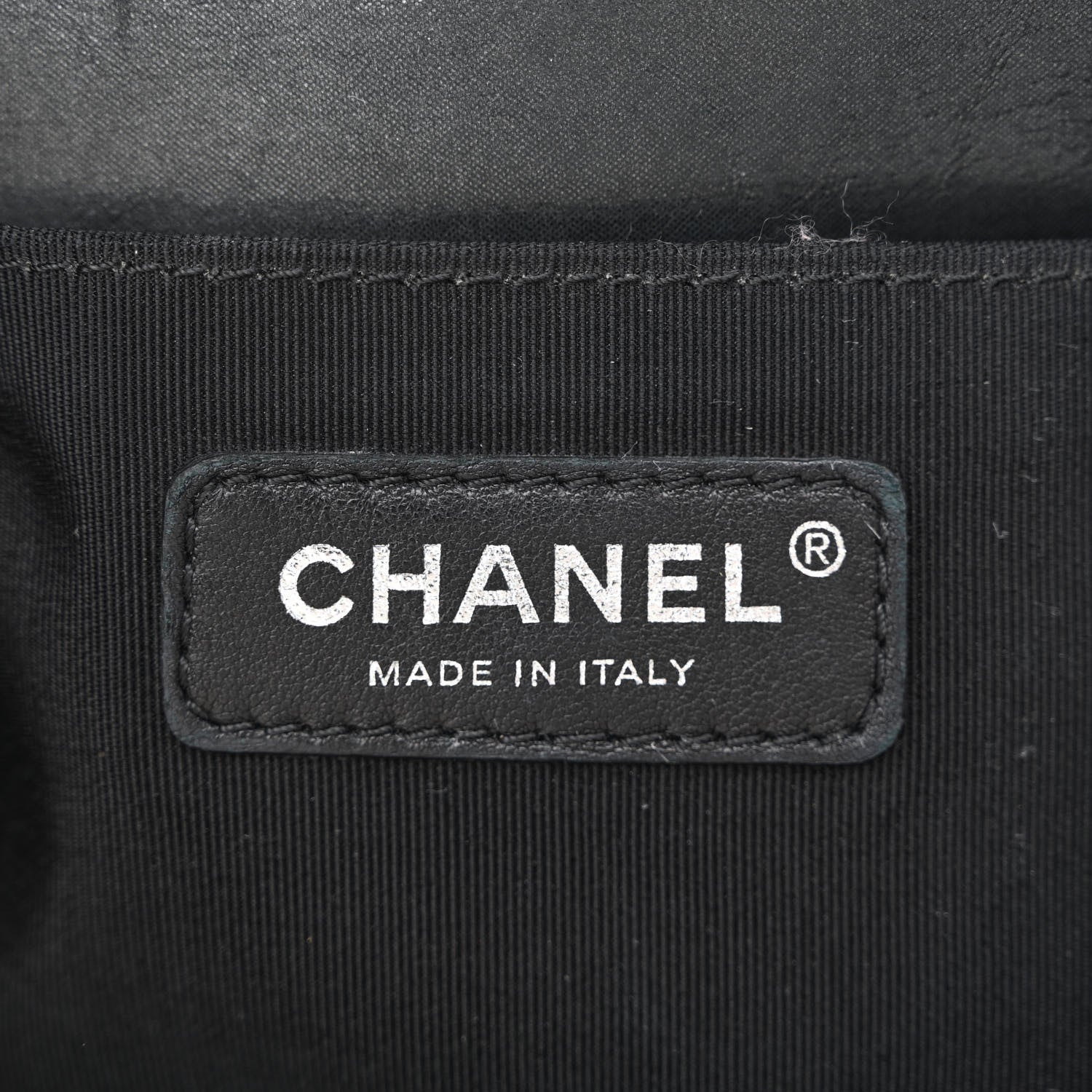 Chanel Iridescent Calfskin Embellished Double Stitch Medium Boy Flap Black 6 of 11