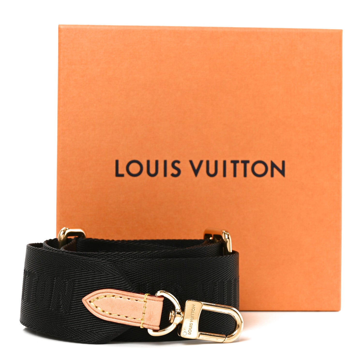Louis Vuitton Jacquard Bandouliere Shoulder Strap Black 5 of 5