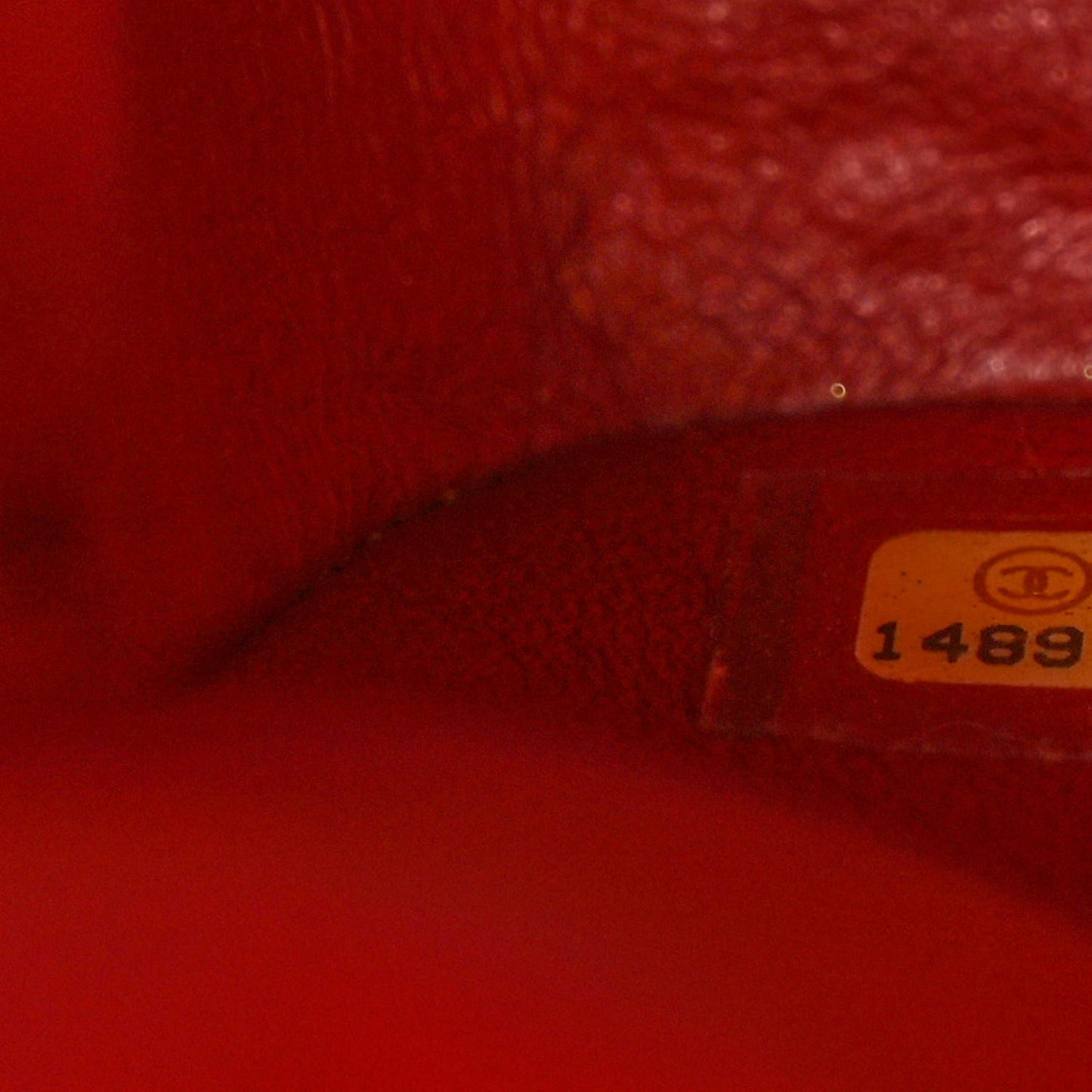 Caviar Quilted Jumbo Double Flap Red