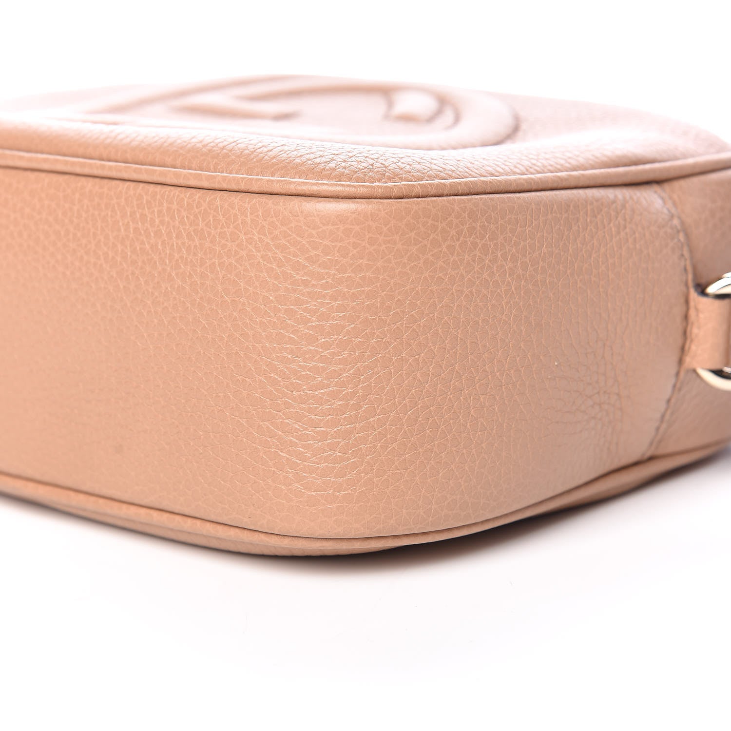 Gucci Pebbled Calfskin Small Soho Disco Bag Camelia 9 of 9