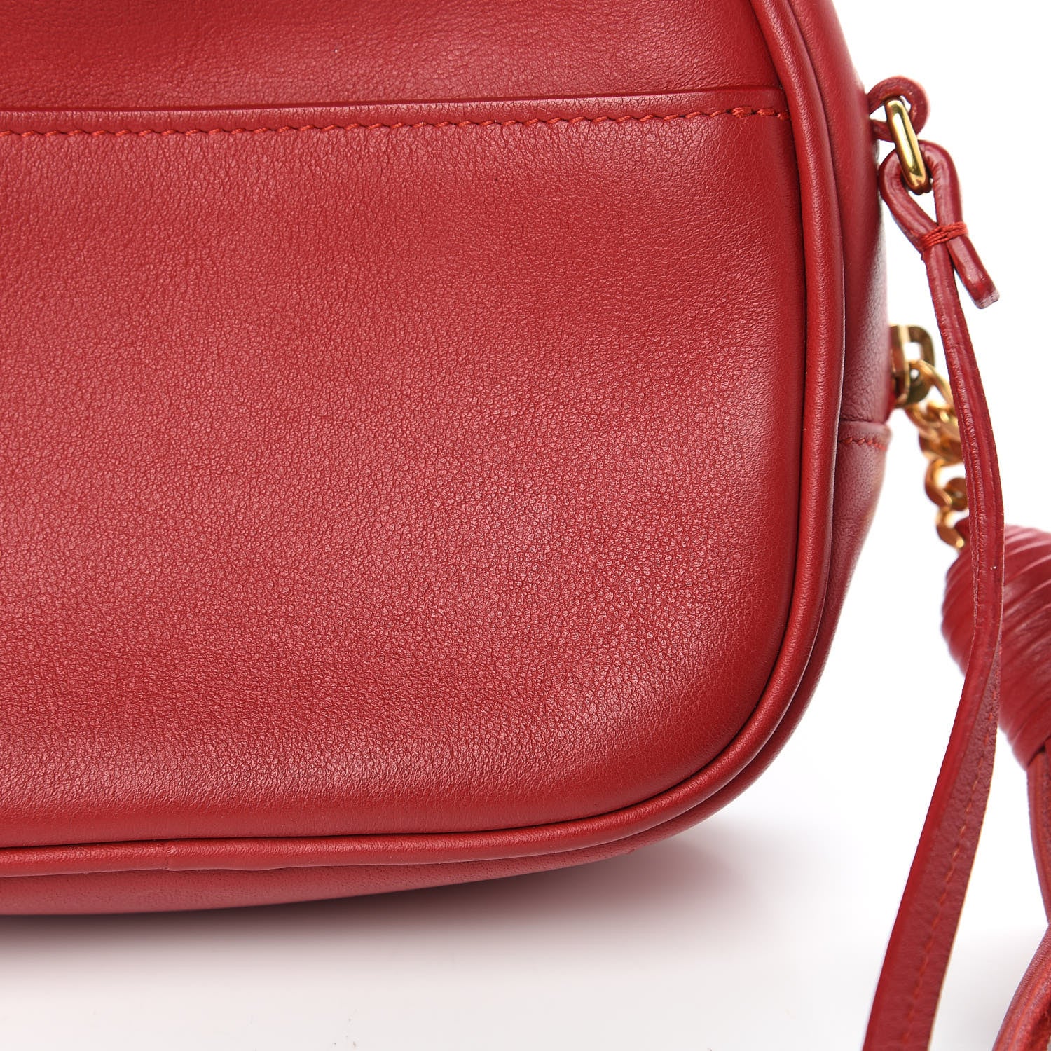 Saint Laurent Nappa Monogram Blogger Bag New Red 9 of 11