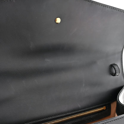 Gucci Calfskin Medium Sylvie Top Handle Bag Black 10 of 21