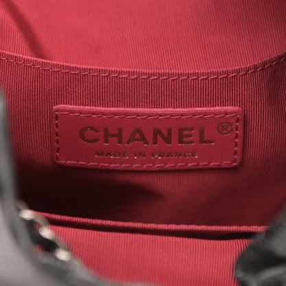 Chanel Calfskin Quilted Small Gabrielle Bucket Black 9 of 10