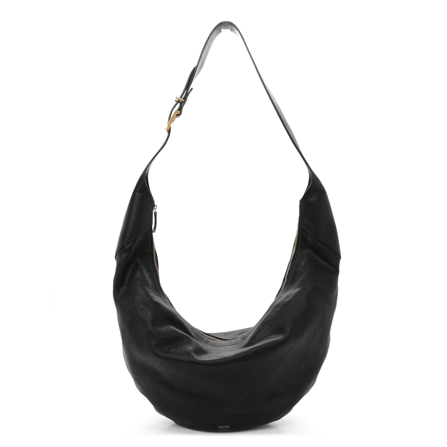 Khaite Lambskin Augustina Hobo Black 1 of 11