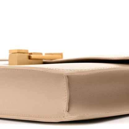 Saint Laurent Smooth Calfskin Le Carre Satchel Dark Beige 10 of 13
