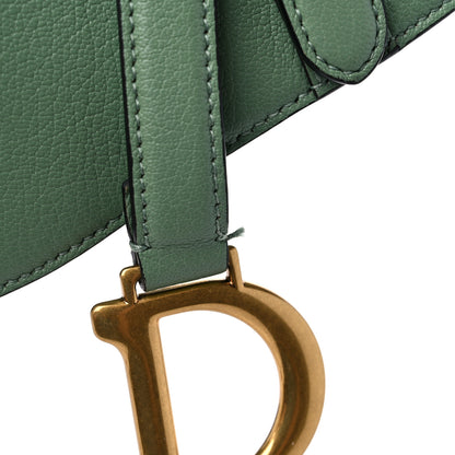 Christian Dior Calfskin Mini Saddle Bag Green 9 of 10