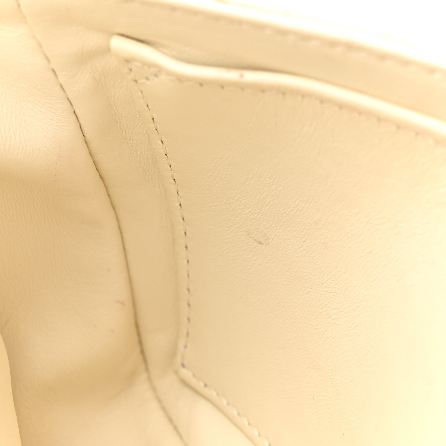 Christian Dior Grained Calfskin Cannage Small Caro Bag White 14 of 14