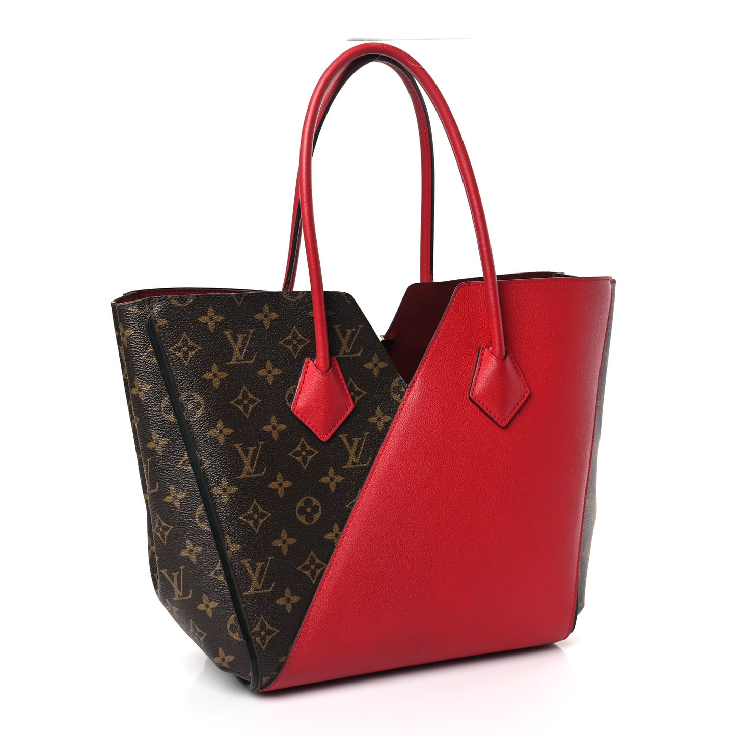 Calfskin Monogram Kimono Tote Cherry