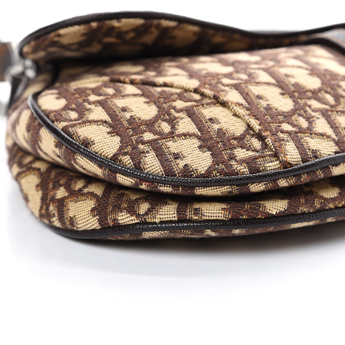 Monogram Saddle Bag Brown