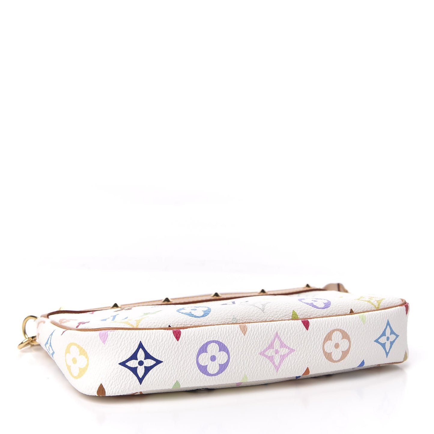 Monogram Multicolor Pochette Accessories White