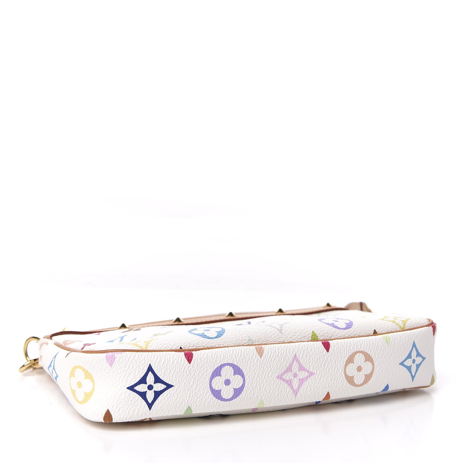 Louis Vuitton Monogram Multicolor Pochette Accessories White 4 of 11