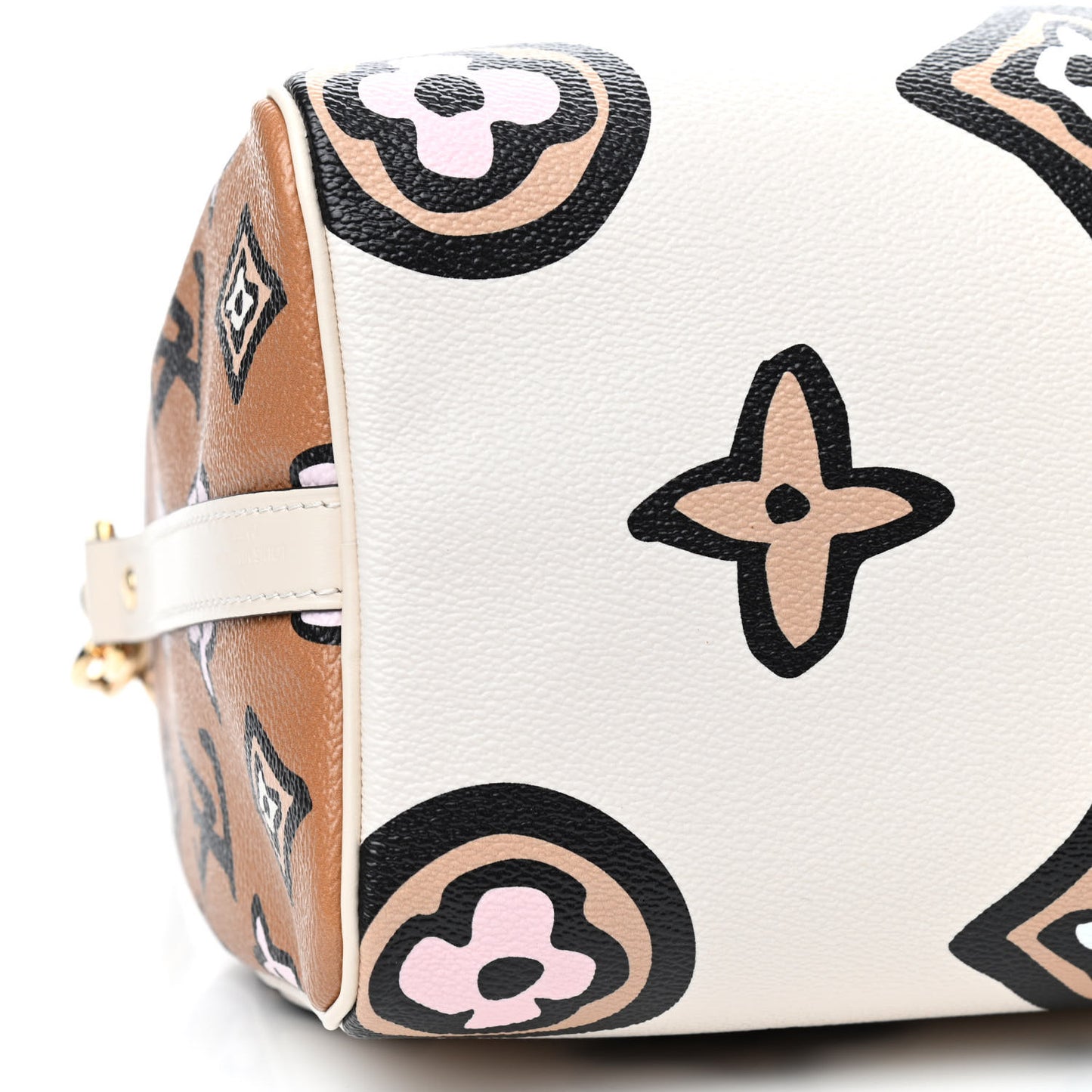 Monogram Giant Wild At Heart Speedy Bandouliere 25 Creme