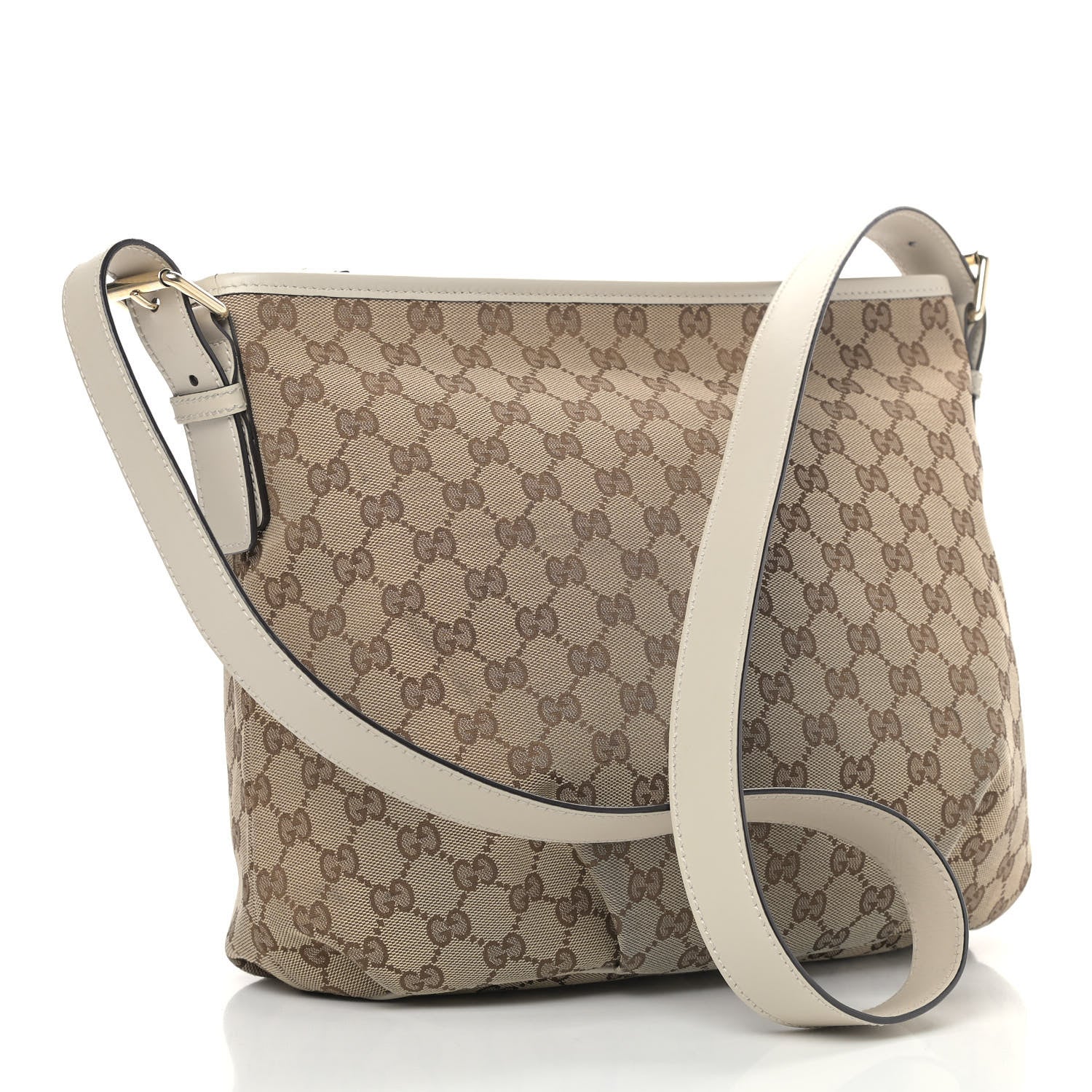 Gucci Monogram Messenger Bag Off White 3 of 11