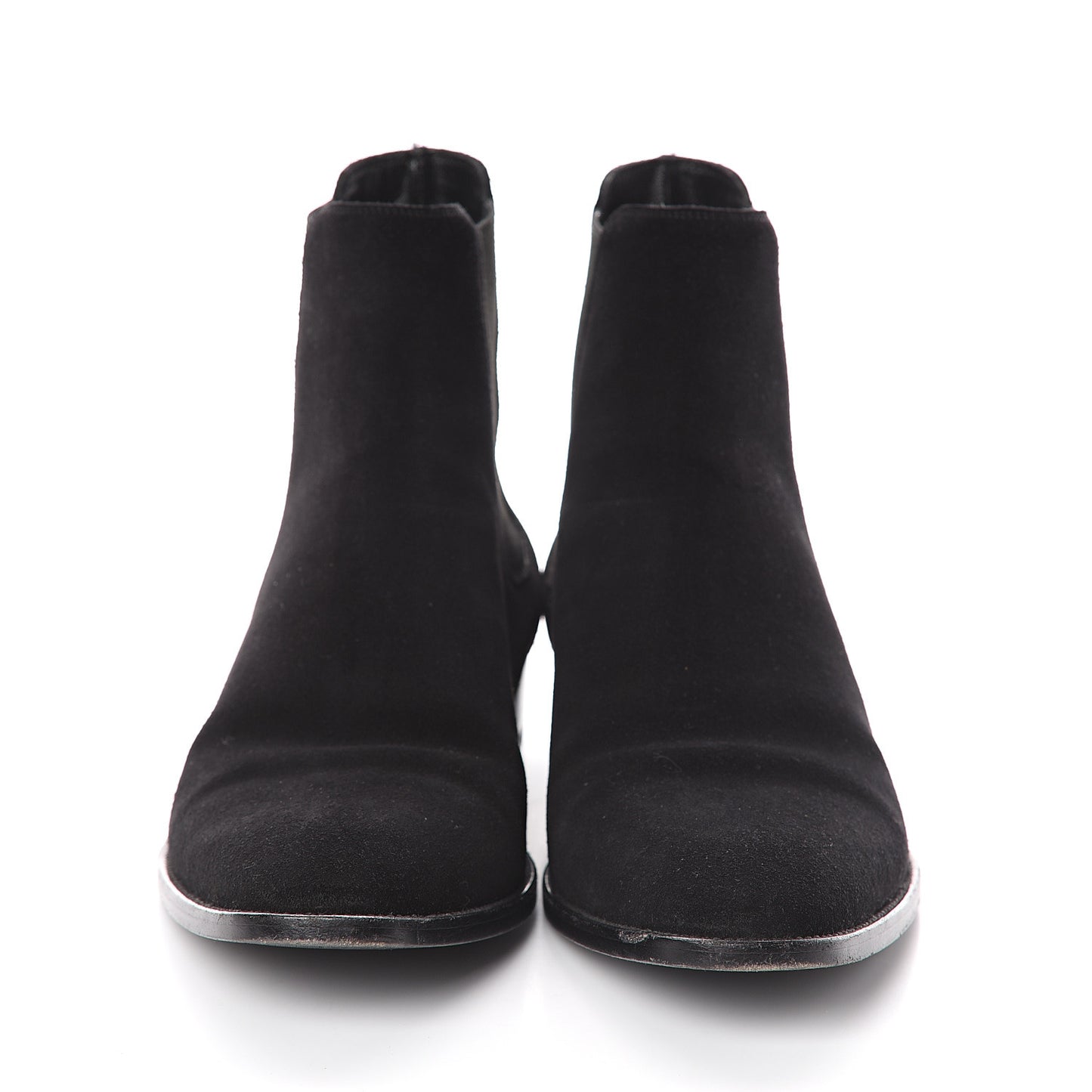 Suede Mens Wyatt Chelsea Boots 41.5 Black