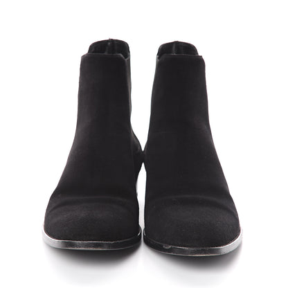 Saint Laurent Suede Mens Wyatt Chelsea Boots 41.5 Black 2 of 6