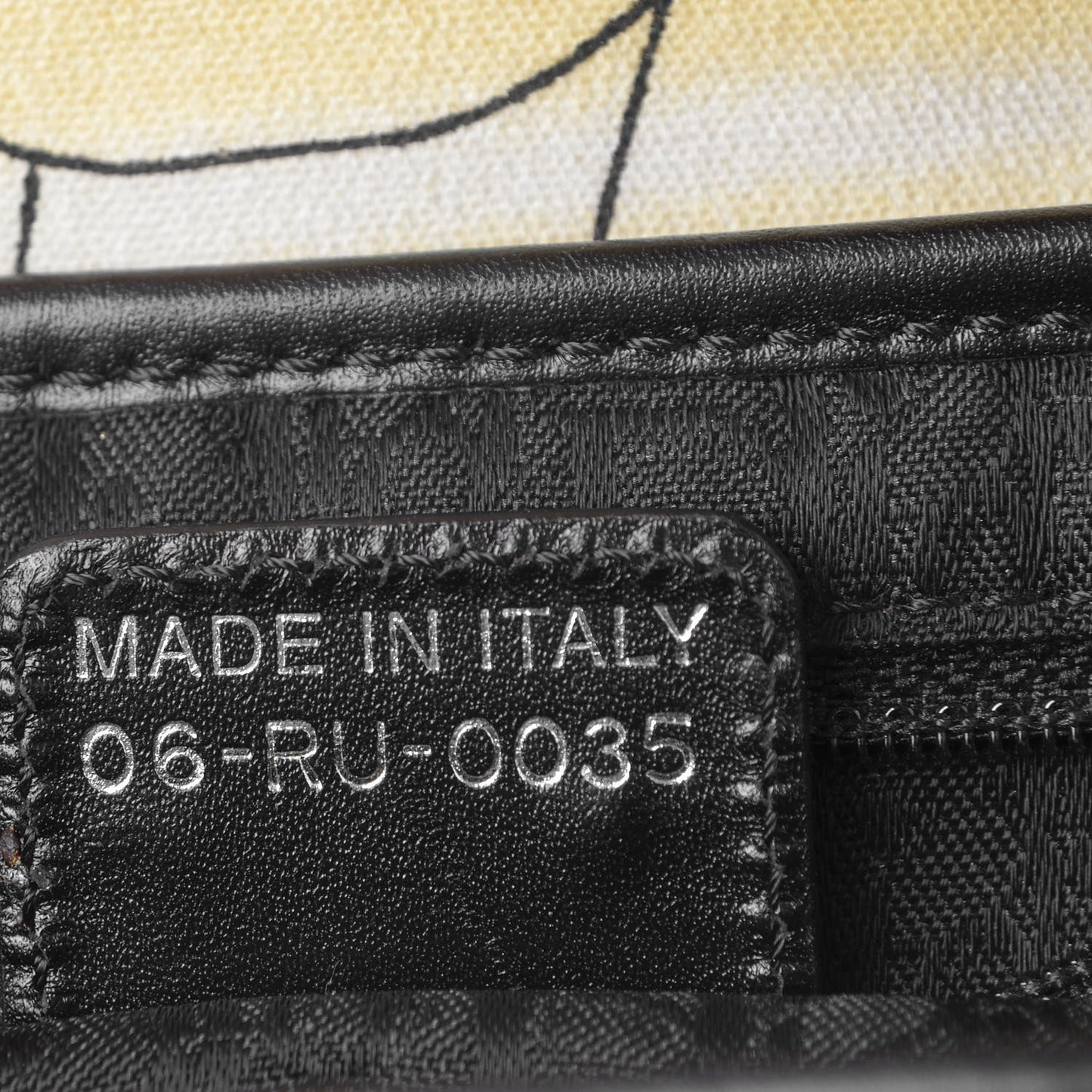 Canvas Paris 50s Saddle Bag Multicolor