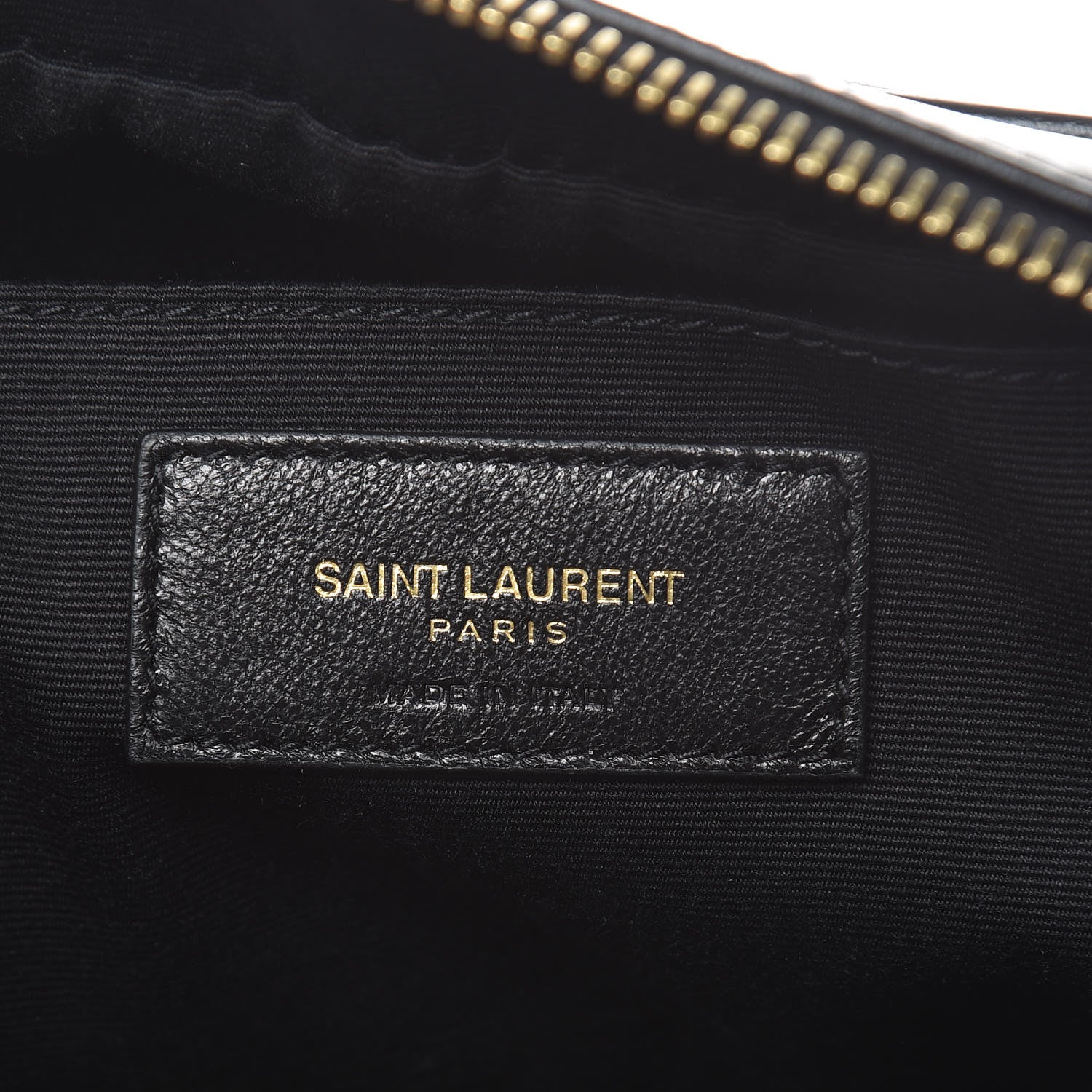 Saint Laurent Calfskin Matelasse Monogram Lou Camera Bag Black 6 of 11
