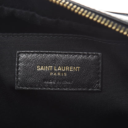 Saint Laurent Calfskin Matelasse Monogram Lou Camera Bag Black 6 of 11