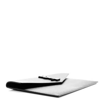 Saint Laurent Grain De Poudre Uptown Pouch Black 4 of 8