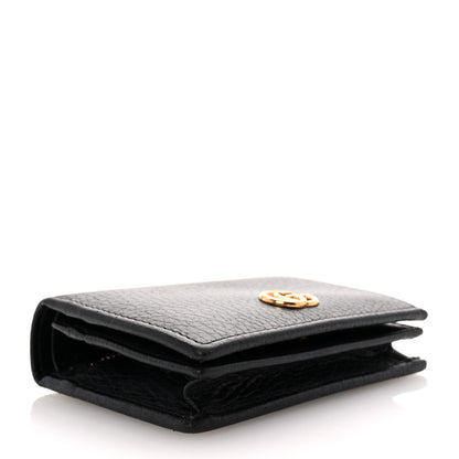 Gucci Dollar Calfskin GG Marmont Wallet Black Black 4 of 8