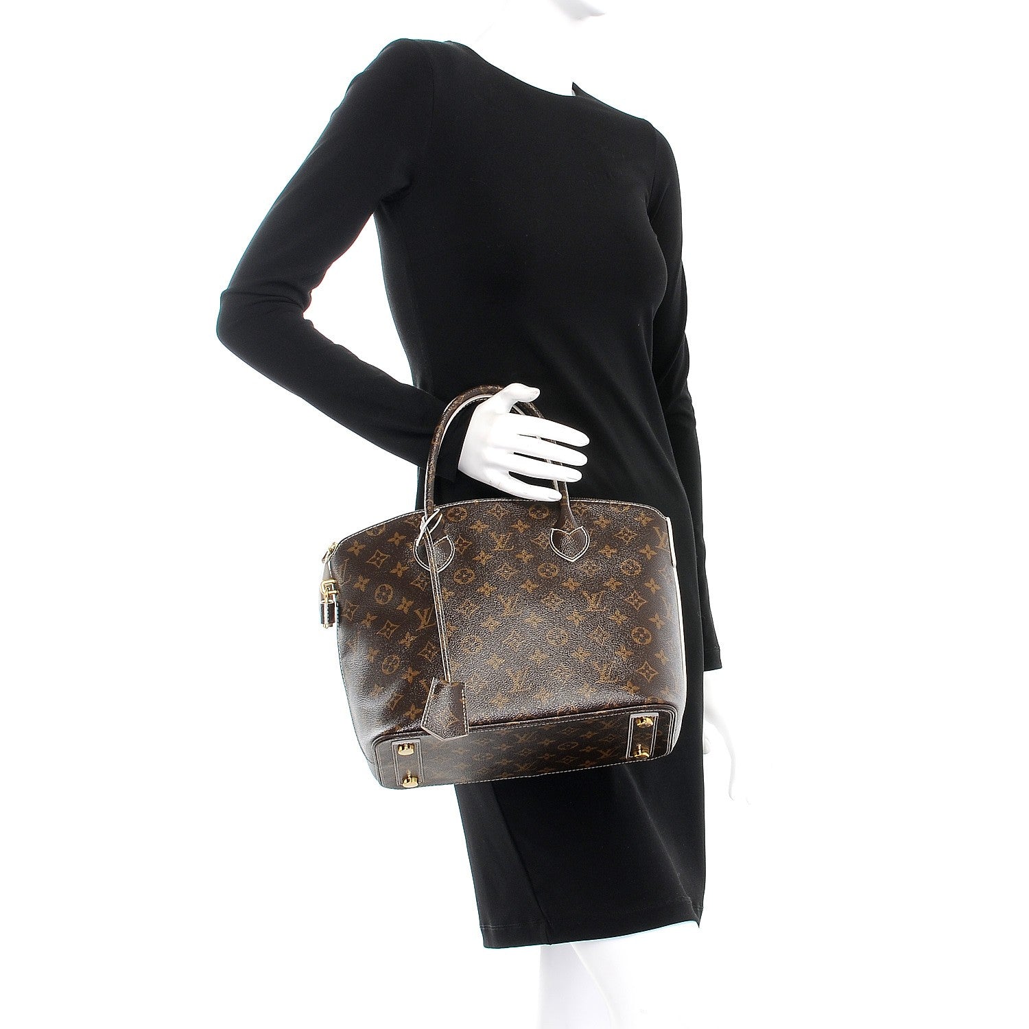Louis Vuitton Monogram Shine Fetish Lockit 2 of 8
