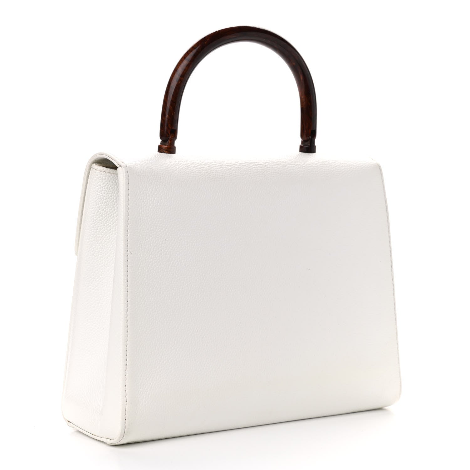 Chanel Caviar Kelly Flap Bag White 2 of 13