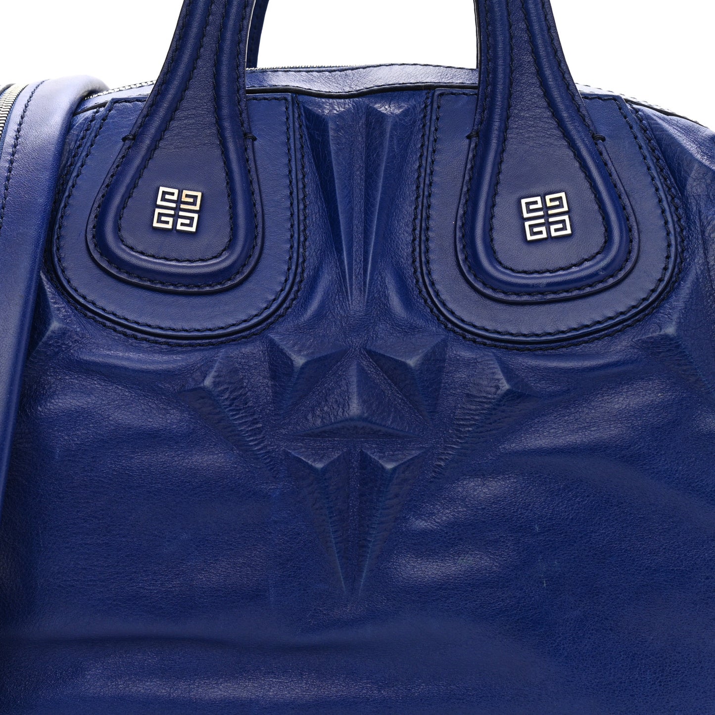 Calfskin 3D Stud Medium Nightingale Royal Blue