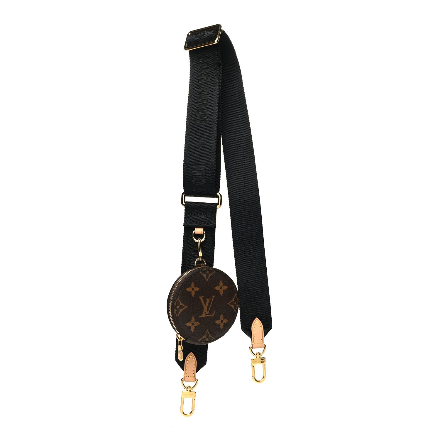 Louis Vuitton Monogram Multi Pochette Accessories Bandouliere Shoulder Strap Black 1 of 6
