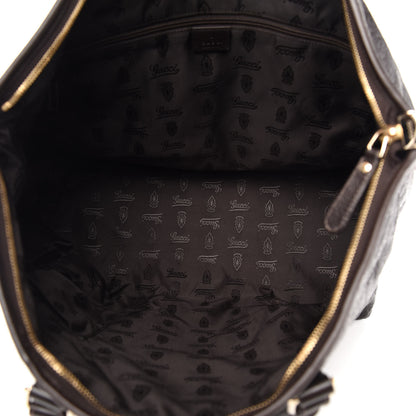 Gucci Guccissima Medium Joy Tote Bag Dark Brown 5 of 11