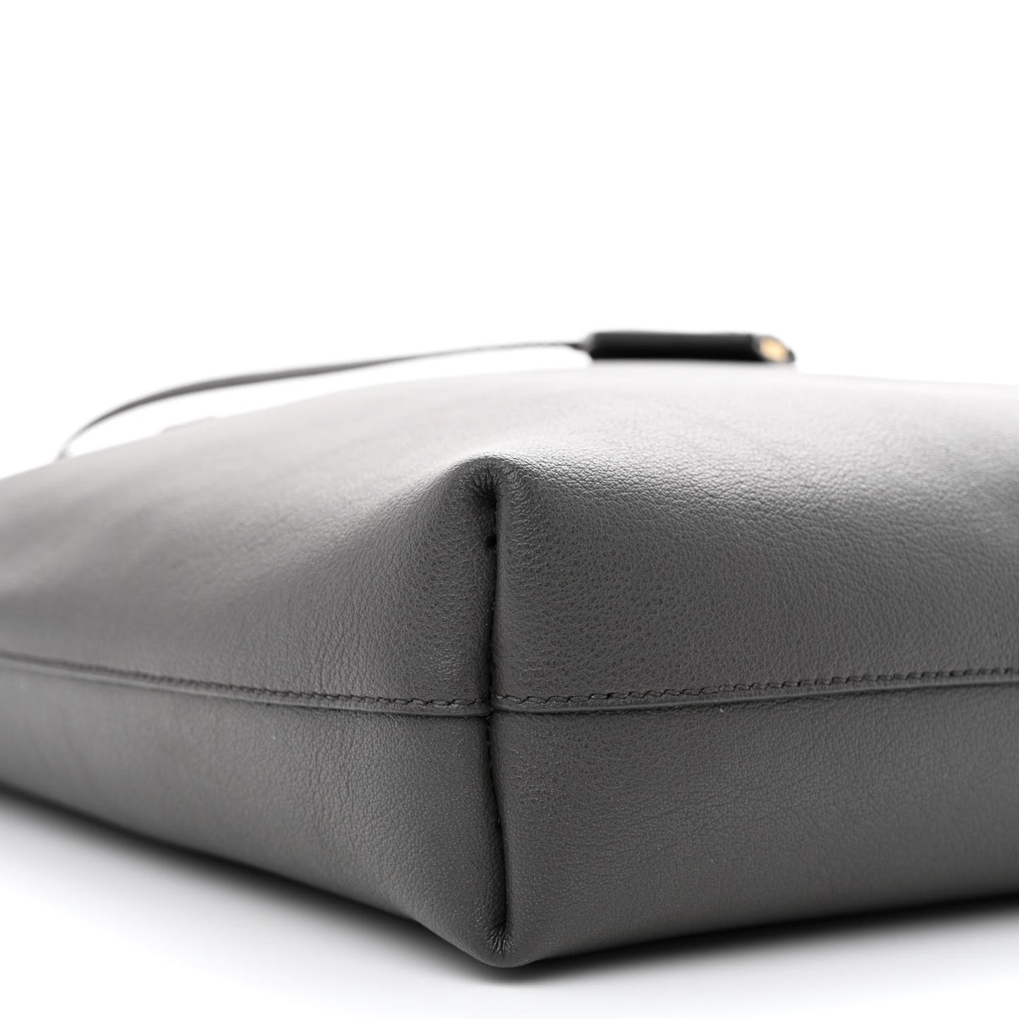 Calfskin Toy Shopping Tote Earth Grey