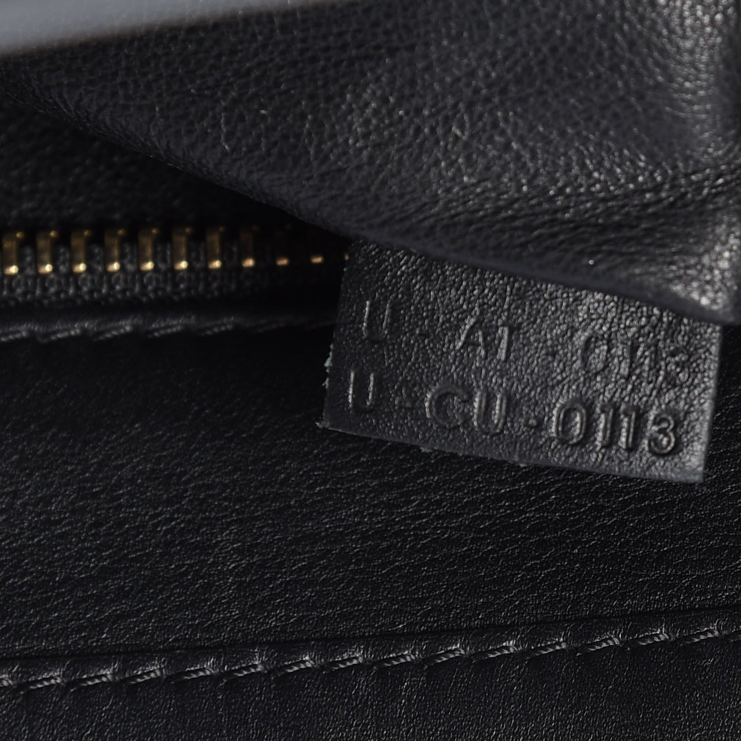 Velluto Calfskin Mini Tri-Color Luggage Vanilla