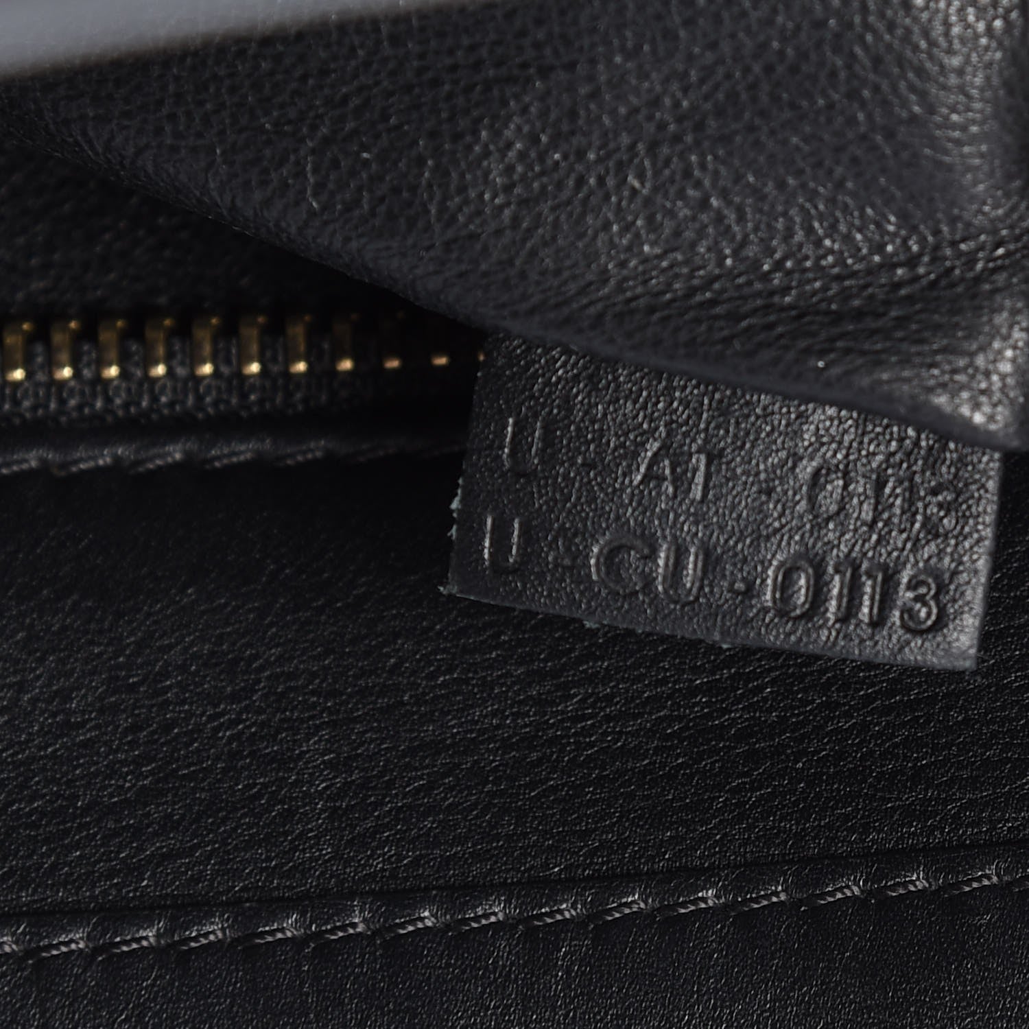 Celine Velluto Calfskin Mini Tri-Color Luggage Vanilla 7 of 7