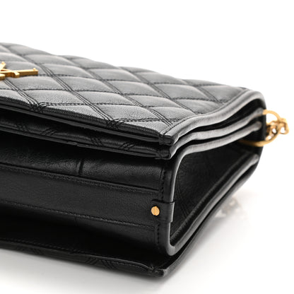 Saint Laurent Lambskin Quilted Small Becky Chain Bag Black 8 of 8