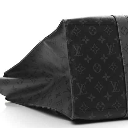 Louis Vuitton Monogram Eclipse Cabas Zippe GM Black 7 of 8