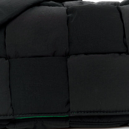 Bottega Veneta Nylon Intrecciato Padded Tech Cassette Bag Black Green 8 of 11