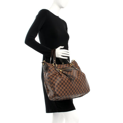 Louis Vuitton Damier Ebene Evora MM 3 of 8