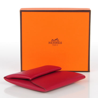 Hermes Epsom Bastia Coin Purse Rubis 4 of 7