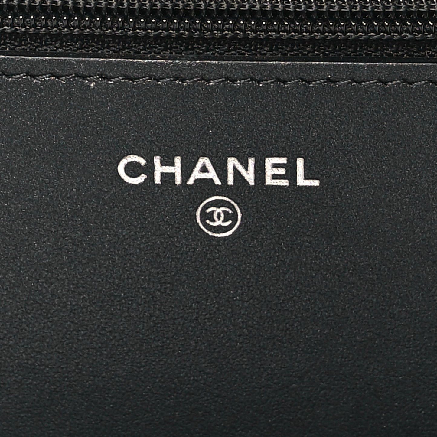 Caviar Quilted Vintage Mademoiselle Wallet On Chain WOC Black