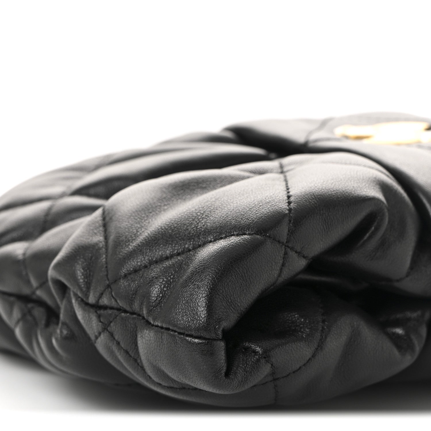 Chanel Lambskin Quilted Mini Bow Bag Black 9 of 10