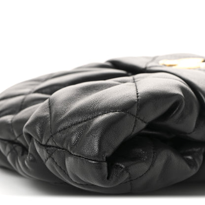 Chanel Lambskin Quilted Mini Bow Bag Black 9 of 10