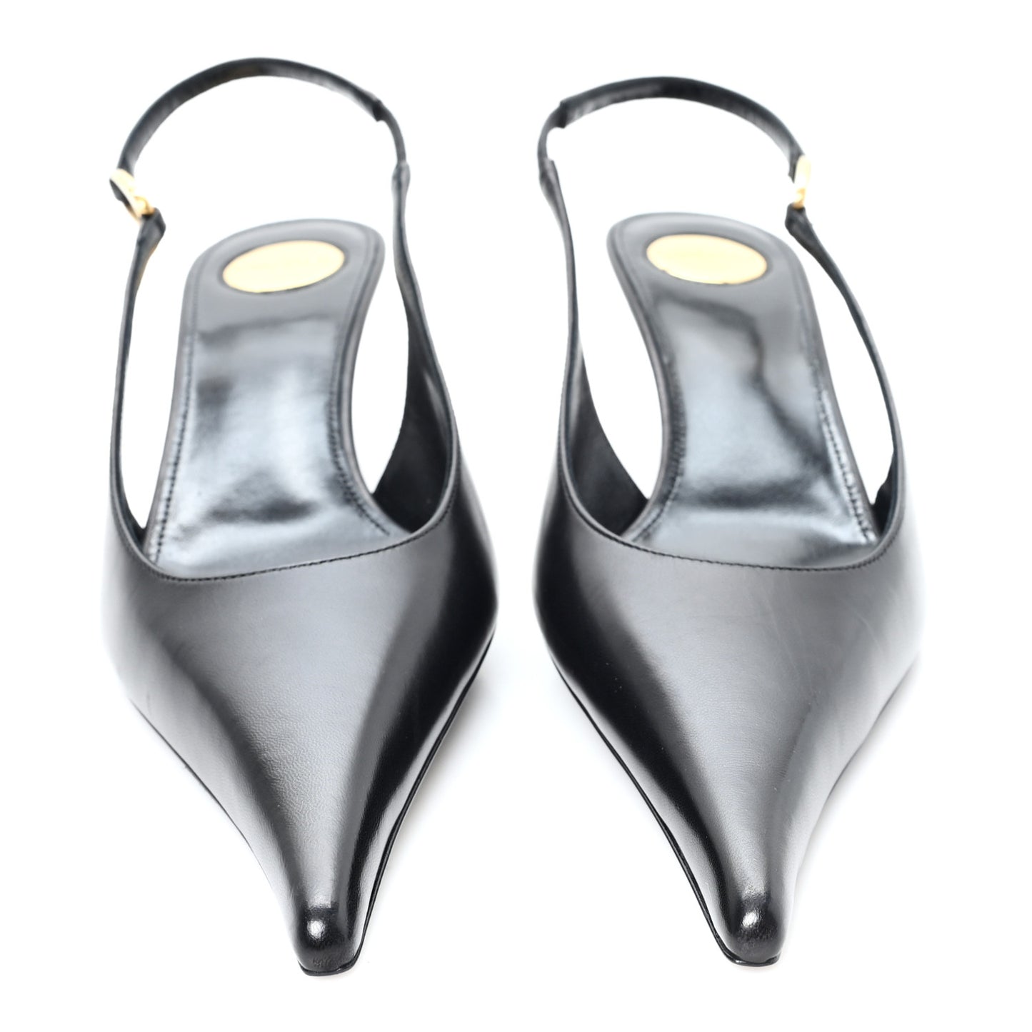 Nappa Giannutri Vendome Slingback 50mm Pumps 37.5 Black