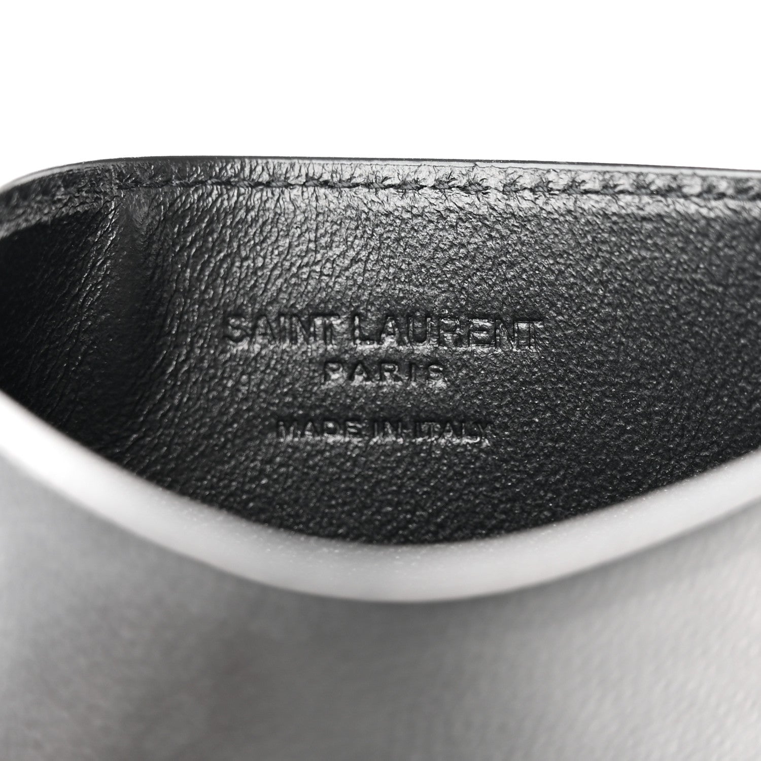Saint Laurent Grain de Poudre Uptown Chain Wallet Black 9 of 11
