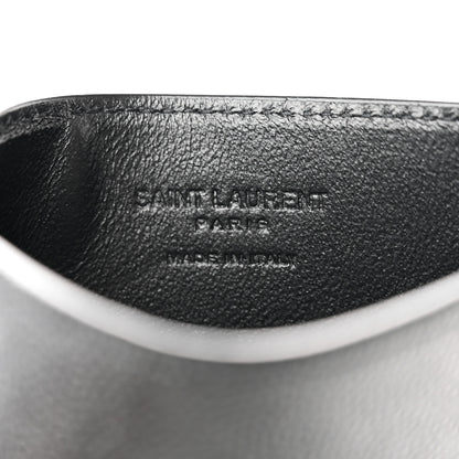 Saint Laurent Grain de Poudre Uptown Chain Wallet Black 9 of 11