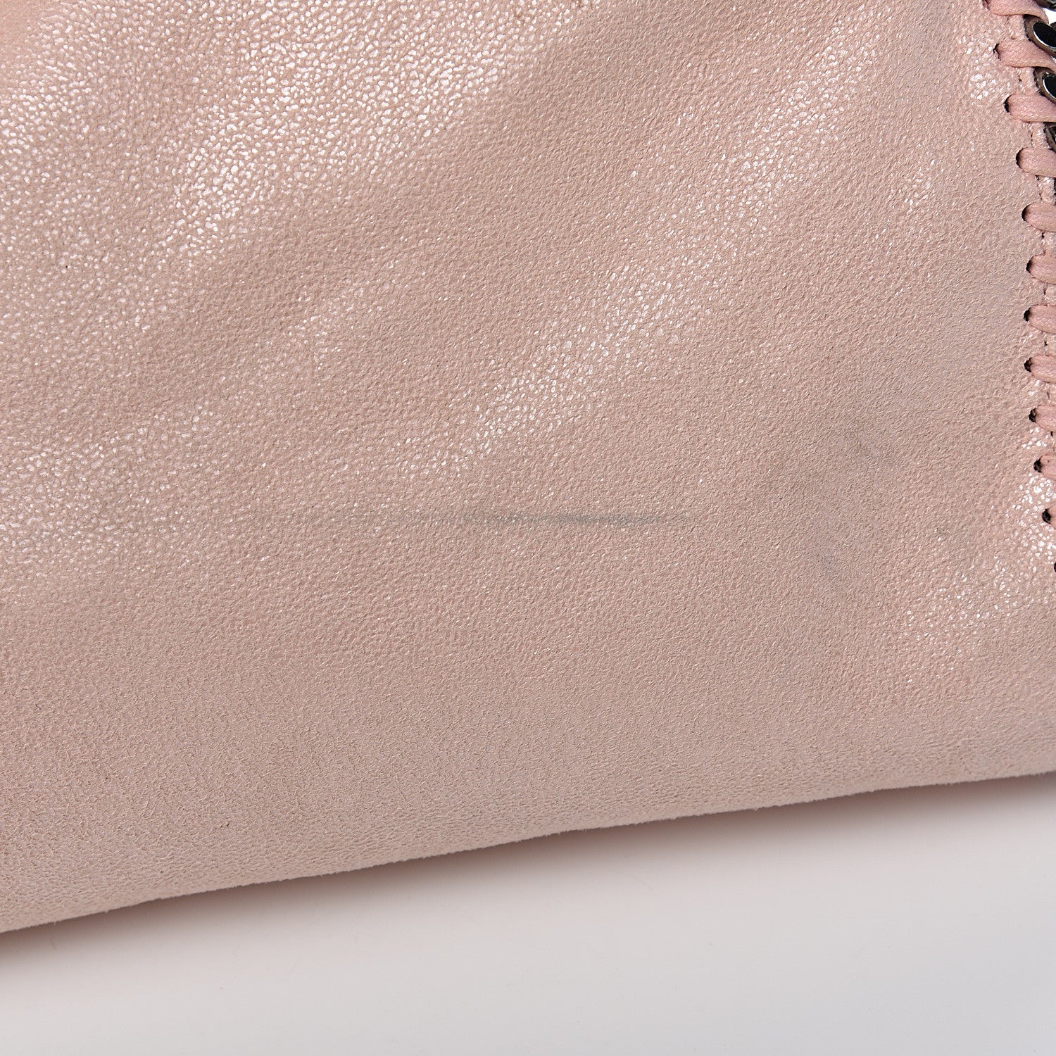 Stella McCartney Shaggy Deer Mini Falabella Fold Over Tote Powder 7 of 10