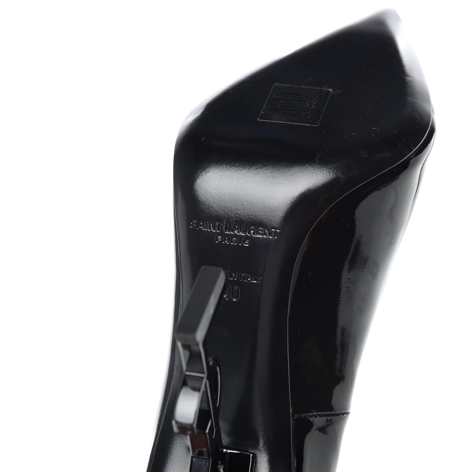 Saint Laurent Patent Opyum 110 Pumps 40 Black 7 of 8