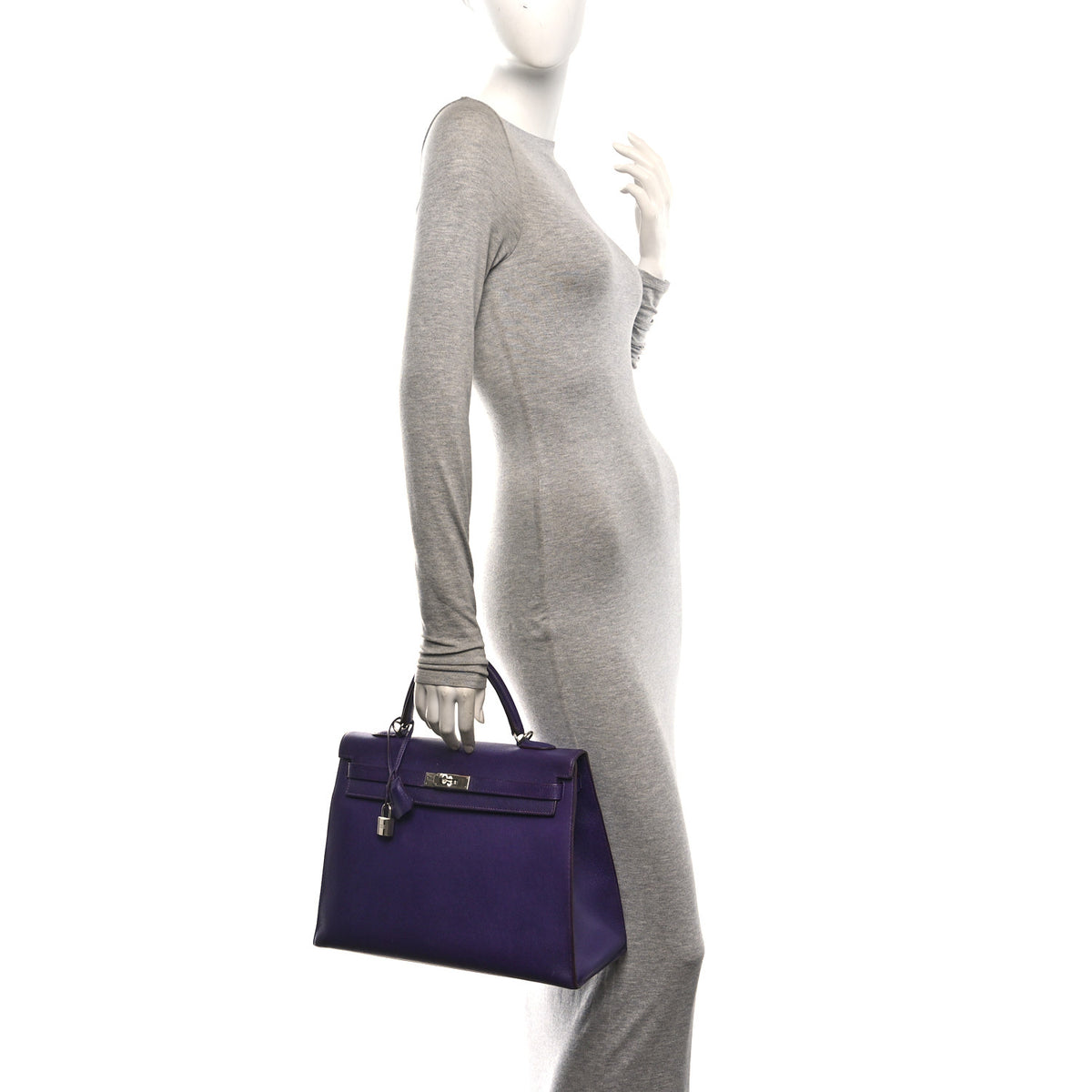 Hermes Epsom Kelly Sellier 35 Iris 2 of 10