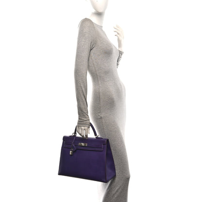 Hermes Epsom Kelly Sellier 35 Iris 2 of 10